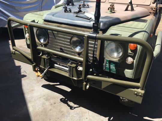Land Rover 110 Perentie - bullbar and winch refurb